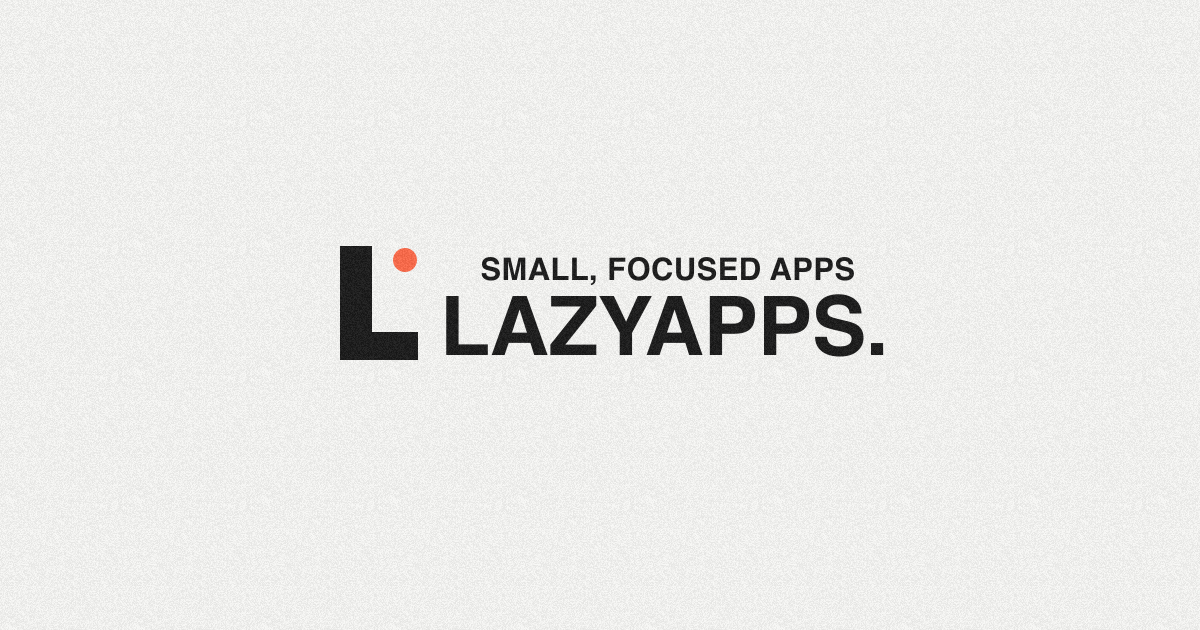 The lazyapps app catalog